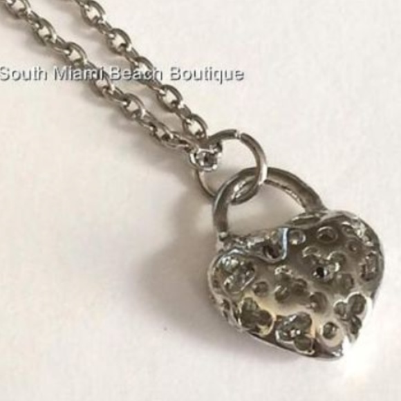 Mickey Mouse Ears Heart Necklace Crystal Disney 18-21" Valentines Day Gift - Picture 5 of 8